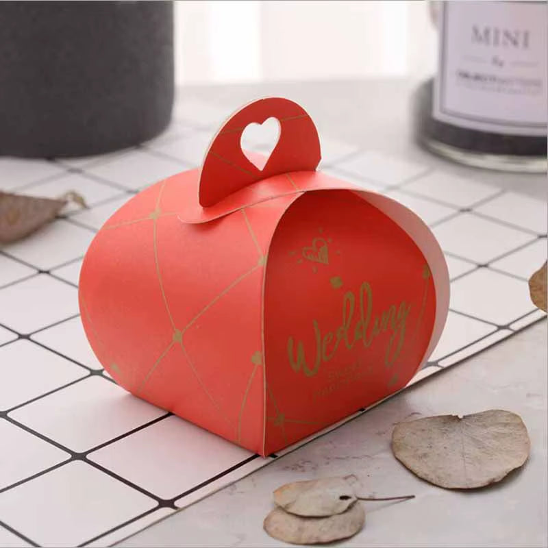 10Pcs 5.5X5.5X6.5Cm Paper Candy Box Flamingo Chocolate Gift Box for Baby Shower Birthday Wedding Party Supplies