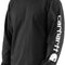 Men'S Loose Fit Heavyweight Long-Sleeve Logo Sleeve Graphic T-Shirt