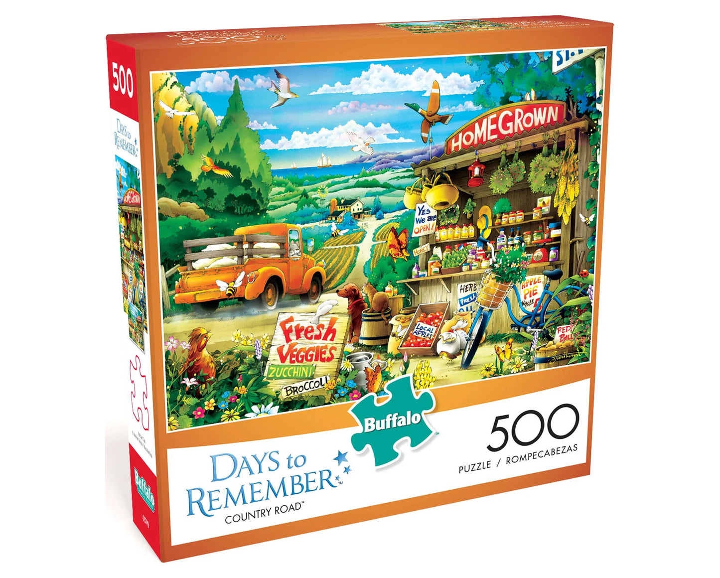 - Days to Remember - Country Road - 500 Piece Jigsaw Puzzle