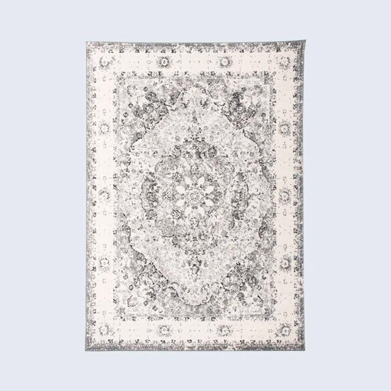 Hector Performance Oriental Gray/Ivory/Black Indoor Rug