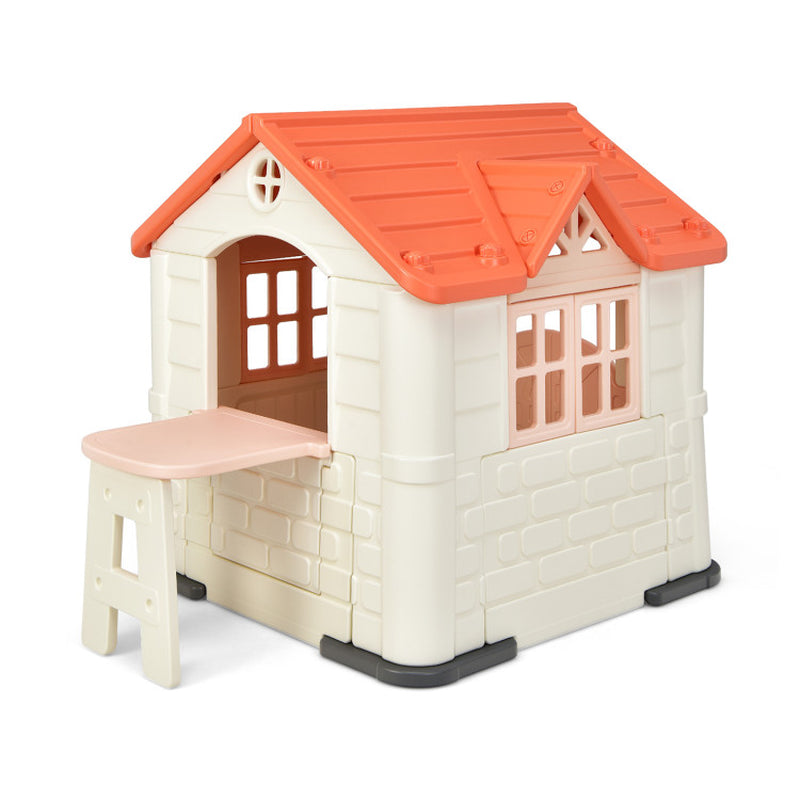 Kid’S Playhouse Pretend Toy House for Boys and Girls 7 Pieces Toy Set
