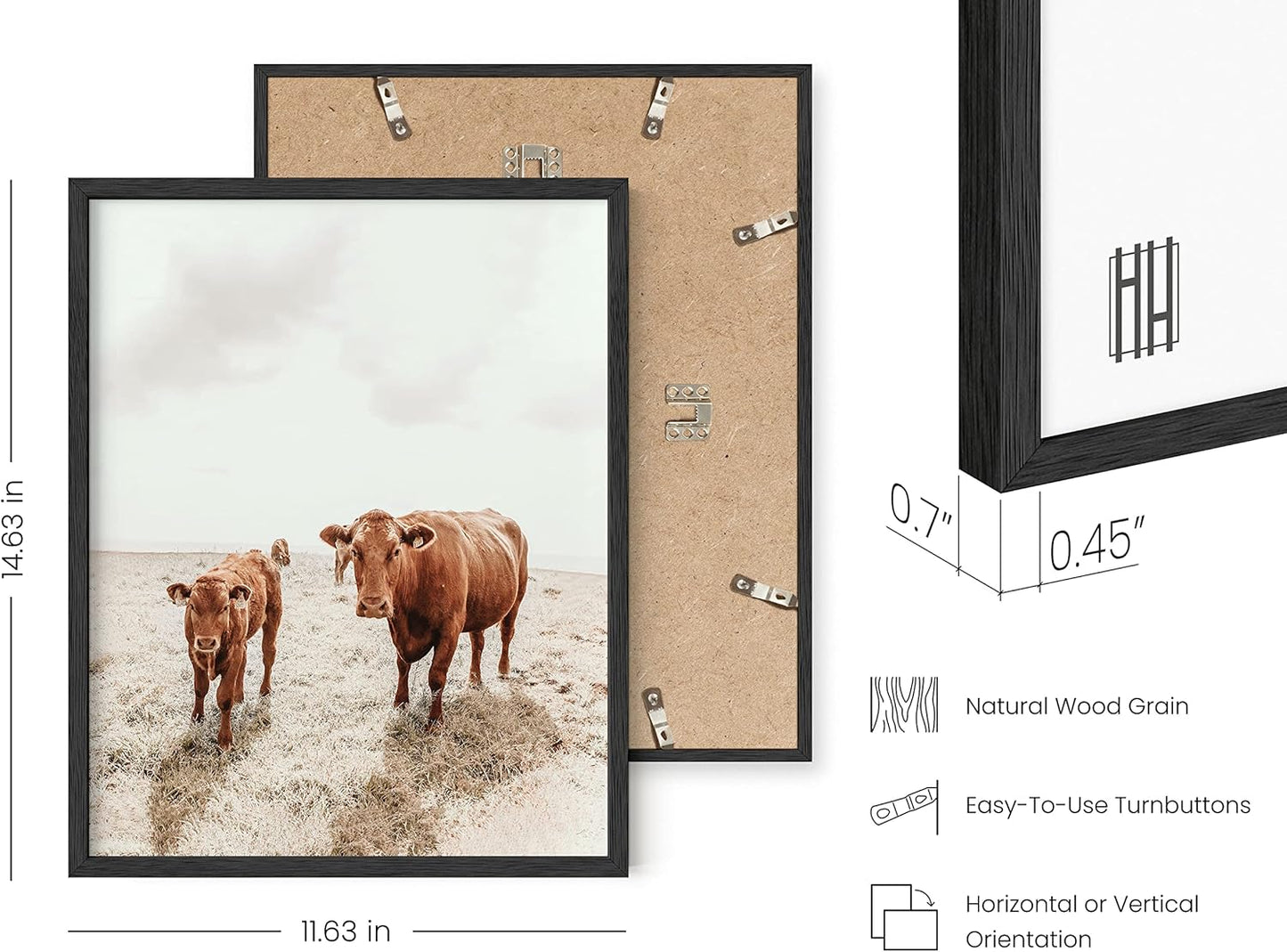 Highland Cow Art and Farmhouse Wall Decor Cow Wall Art and Farmhouse Pictures | Cow Decor | Cow Prints Wall Art | Cow Pictures Wall Décor