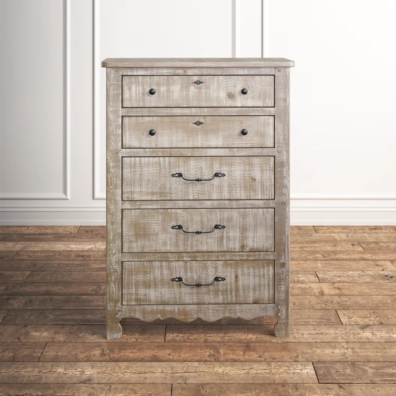 Lyra 5 Drawer 38" W Dresser