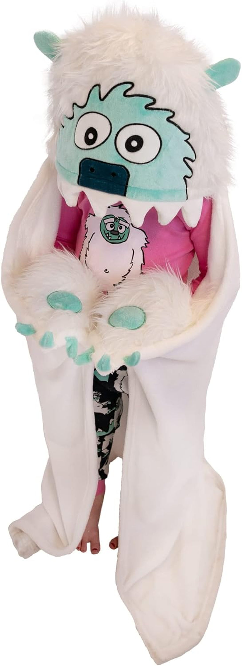 Wearable Hooded Blanket for Kids, Animal Hooded Blanket (Bear)