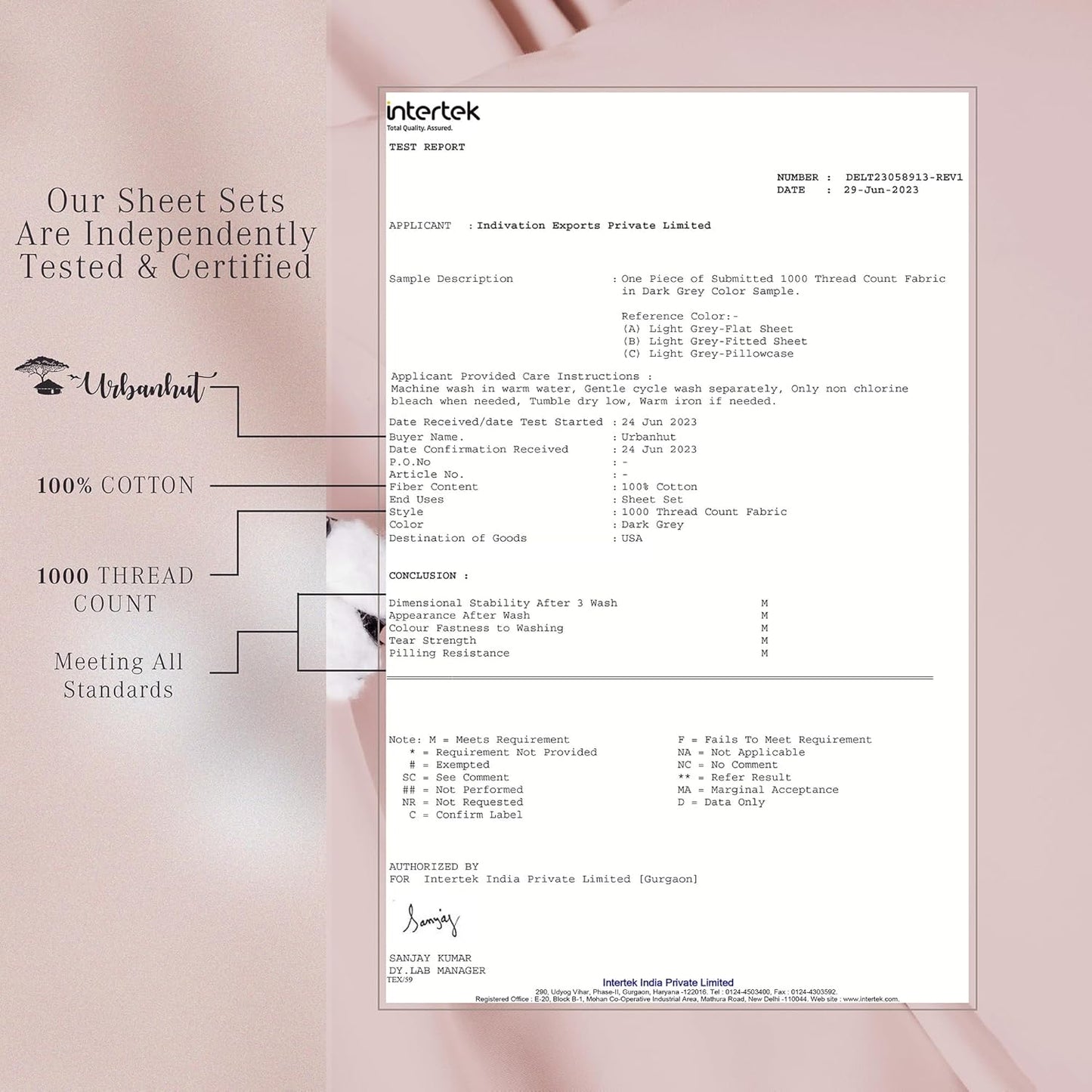1000 Thread Count Egyptian Cotton King Sheets, Long Staple Soft & Breathable, 4 Pc Bed Sheet Sets, Luxury Hotel Sateen Sheets Fits 16" Deep Pocket - Blush Pink
