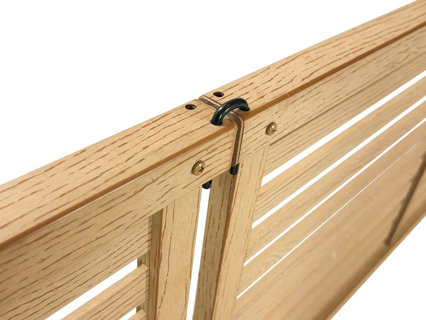 ZP19072 1.8 Ft H X 3.7 Ft W Woodtek Vinyl Cedar Color Slatted Portable Puppy Fence Kit (2 Panels)