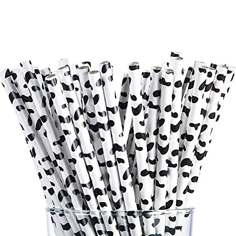 Farm Cow Theme Birthday Party Disposable Cup Plate Tablecloth Animal Cow Balloons Baby Shower Wedding Decoration Kids Favors