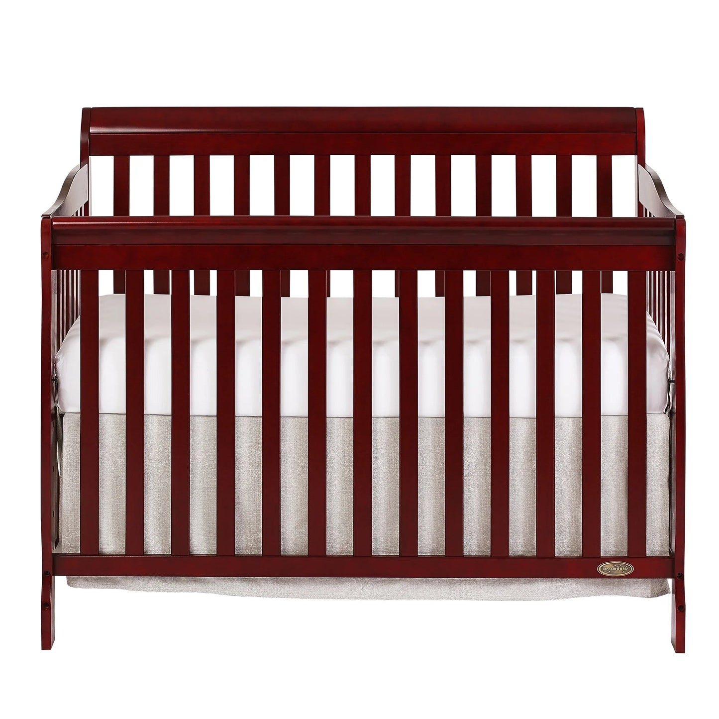 Ashton 5-In-1 Convertible Crib, Cherry, Greenguard Gold and JPMA Certified