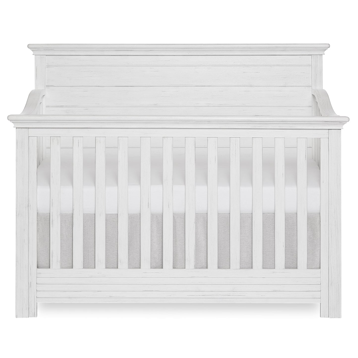 Waverly 5-In-1 Full Panel Convertible Crib, Weathered White