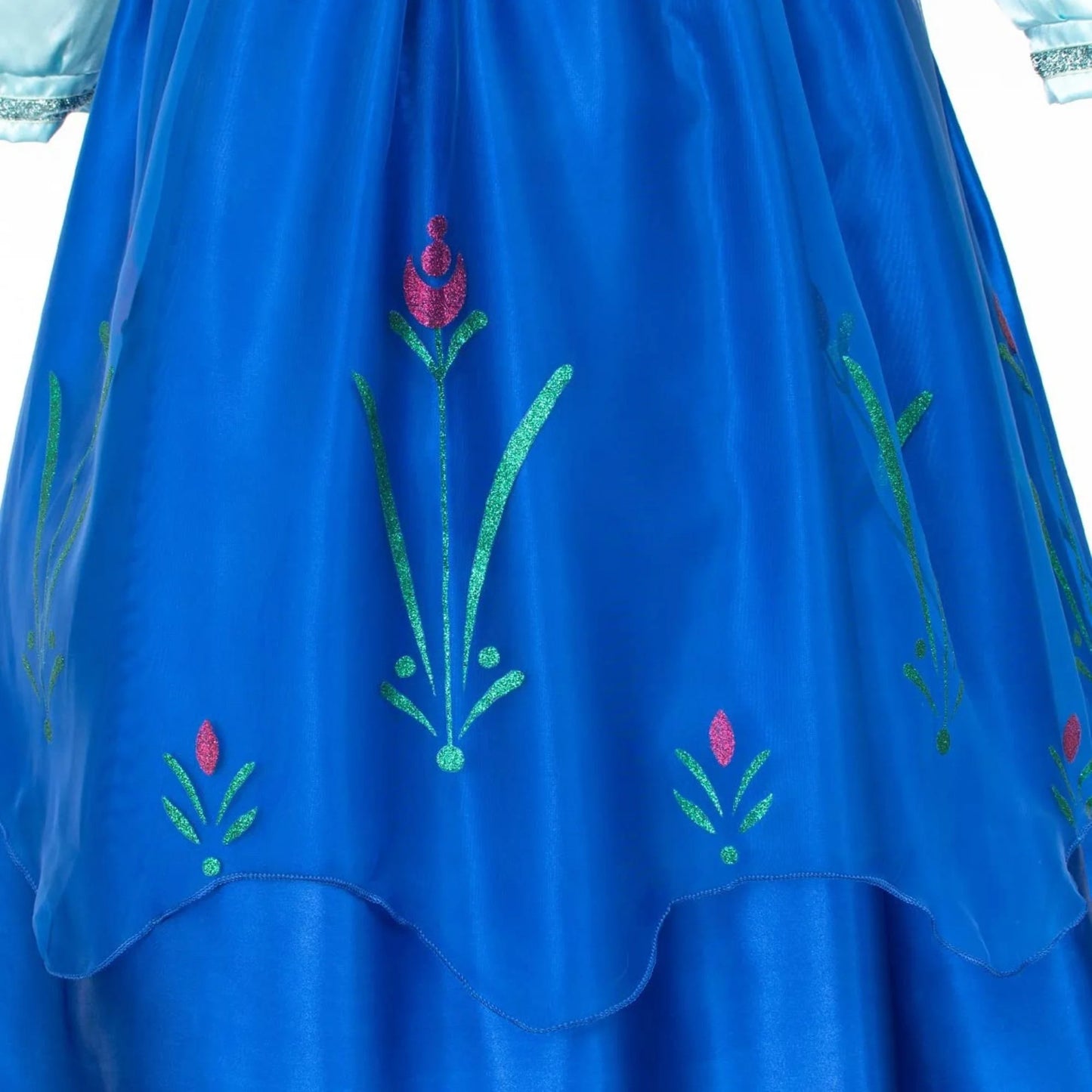 Anna Costume for Girls Frozen Dress Anna Dresses Princess Costume Toddle Long Sleeve with Accessories Birthday Party Cosplay 100 CM 2-3 Years