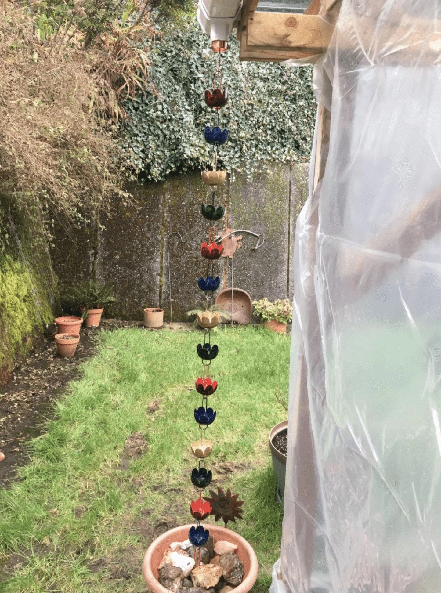 Lily Cup Rain Chain