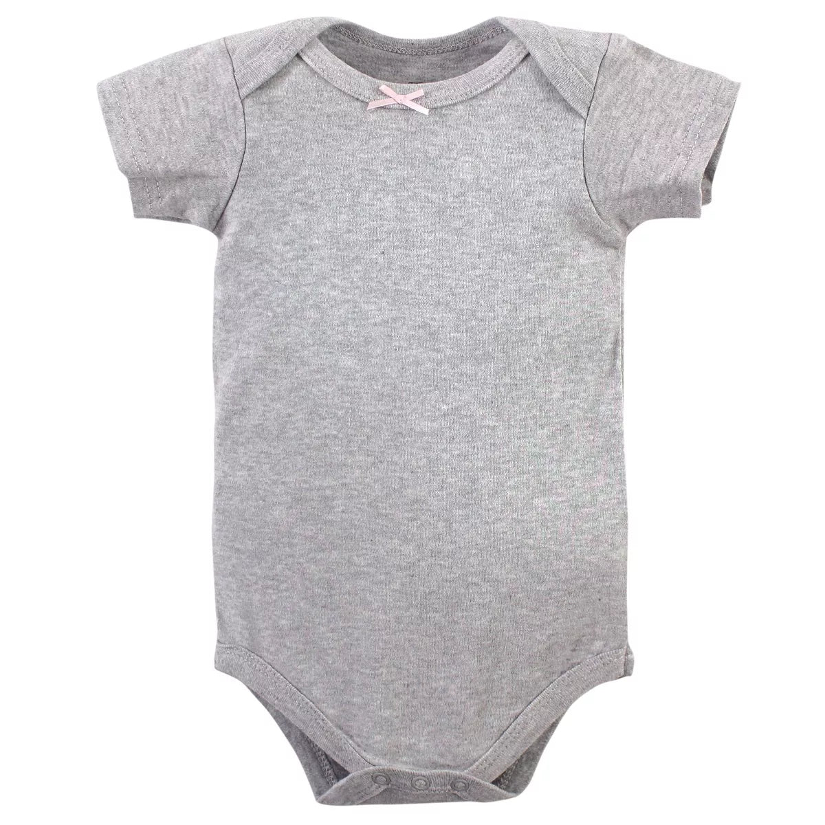 Hudson Baby Infant Girl Cotton Bodysuits, Modern Pink Safari