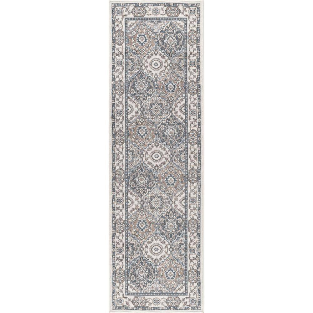 Madison Oriental Gray 8 Ft. round Indoor Area Rug