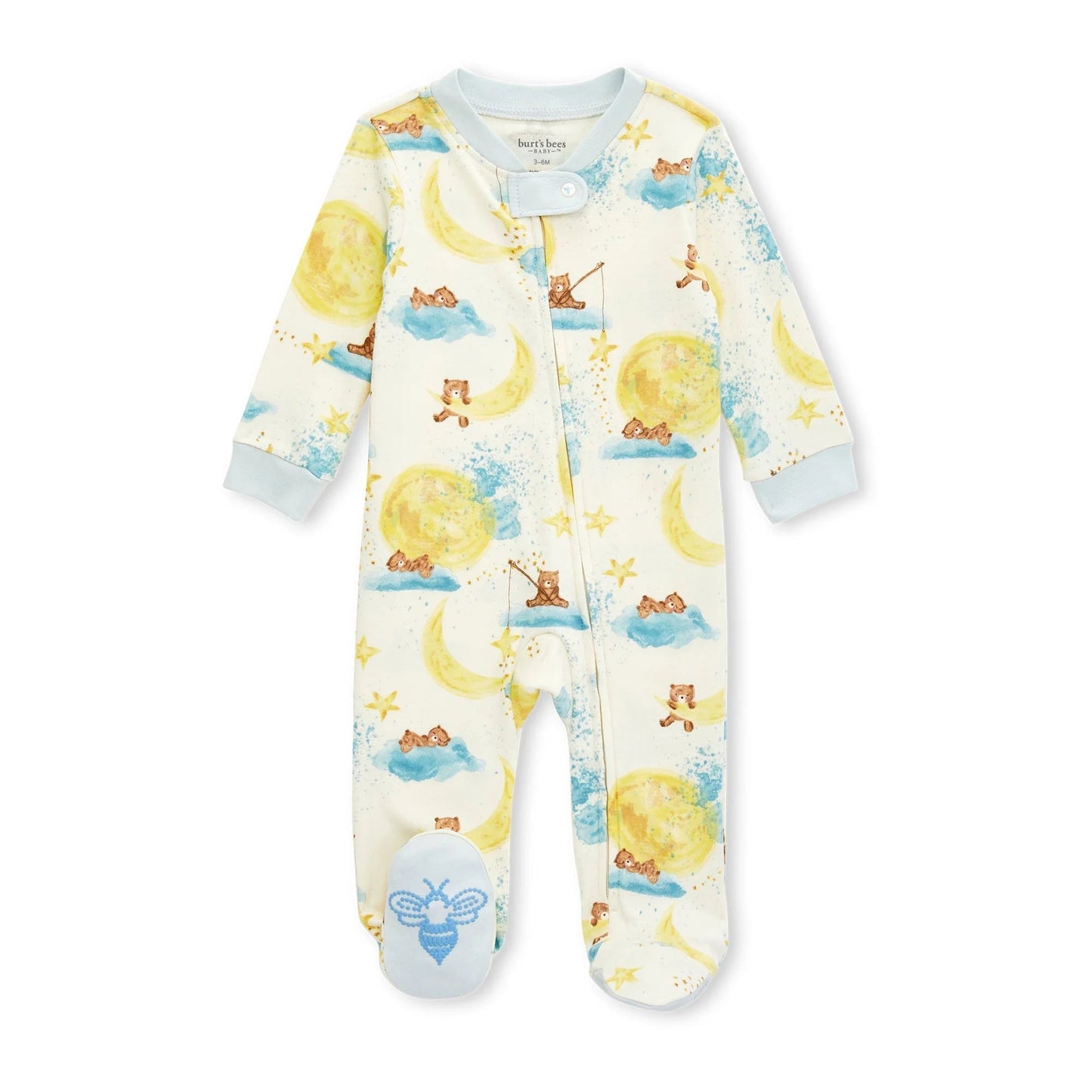 Organic Cotton Baby One Piece Sleep 'N Play, Sizes Newborn-6/9 Months