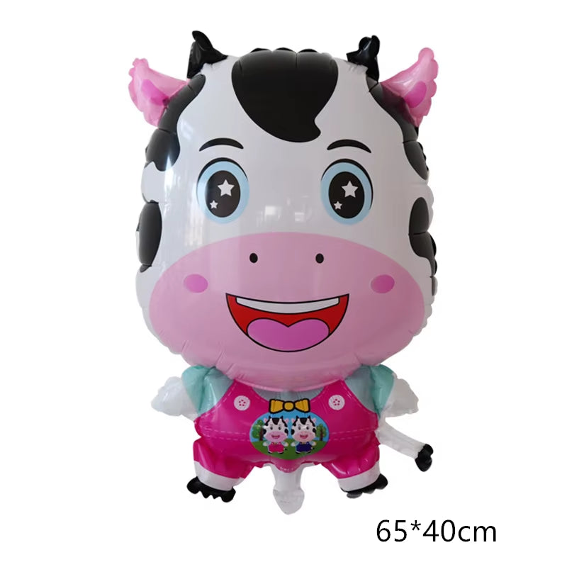 Cartoon Animal Foil Balloons Gold Cows Balloon Milk Cow Air Balloon Birthday Party Decorations Kids Inflatable Toys