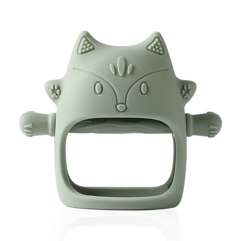 Baby Teether Chick Gloves Teether Silicone Anti-Eating Hand Molar Stick Massage Gums Baby Anti-Biting Teether Baby Accessories