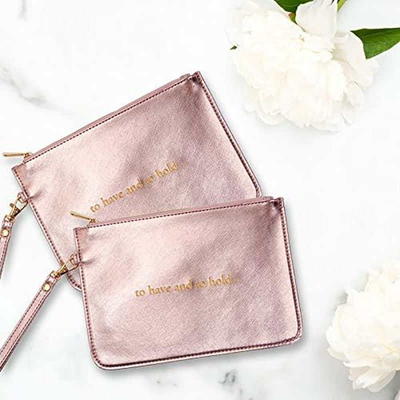 Rose Gold Bridesmaid Bags | Bridesmaid Gifts | Bride Tribe Bags | Bridal Shower Favors | Bride Tribe Favors | Set of 10