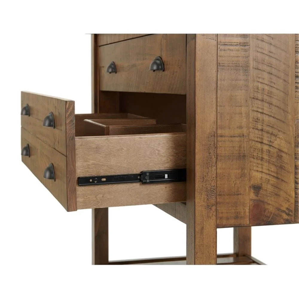 Monterey 37" Wood Single Bathroom Vanity Natural Brown