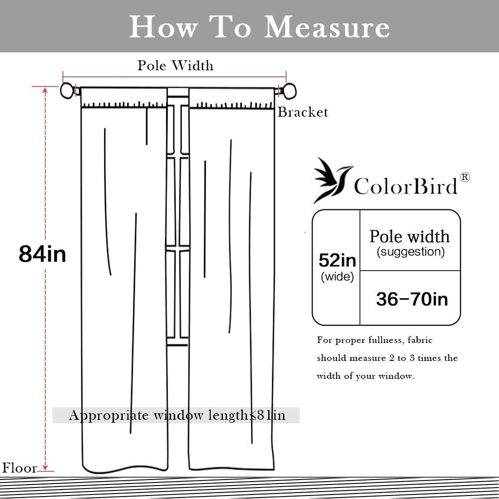 Geometric Striped Semi-Blackout Window Curtains for Living Room Boho Cotton Linen Darkening Curtains with Tassels Rod Pocket Drapes for Bedroom 2 Panels Set (52" W X 84" L, Black/White)