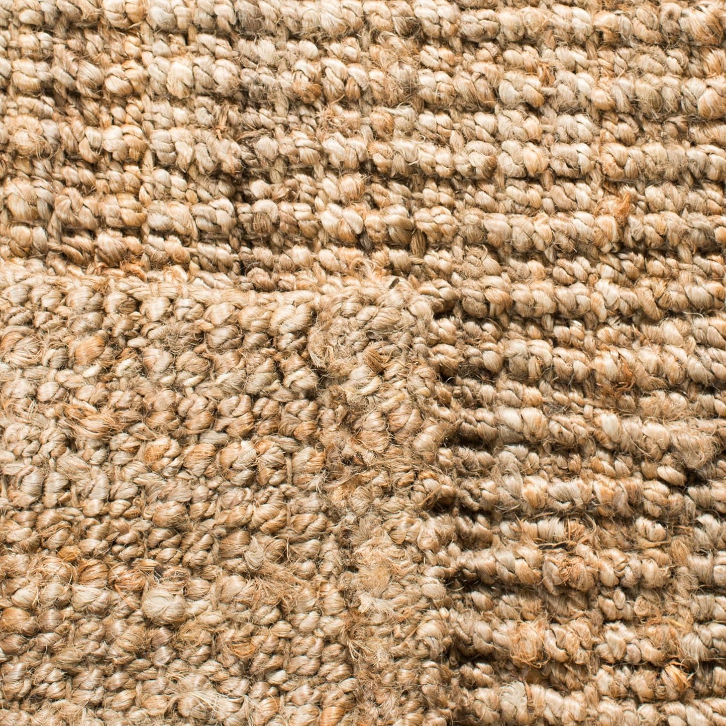Natural Fiber Collection Runner Rug - 2' X 8', Natural, Handmade Chunky Textured Jute 0.75-Inch Thick, Ideal for High Traffic Areas in Living Room, Bedroom (NF447A)