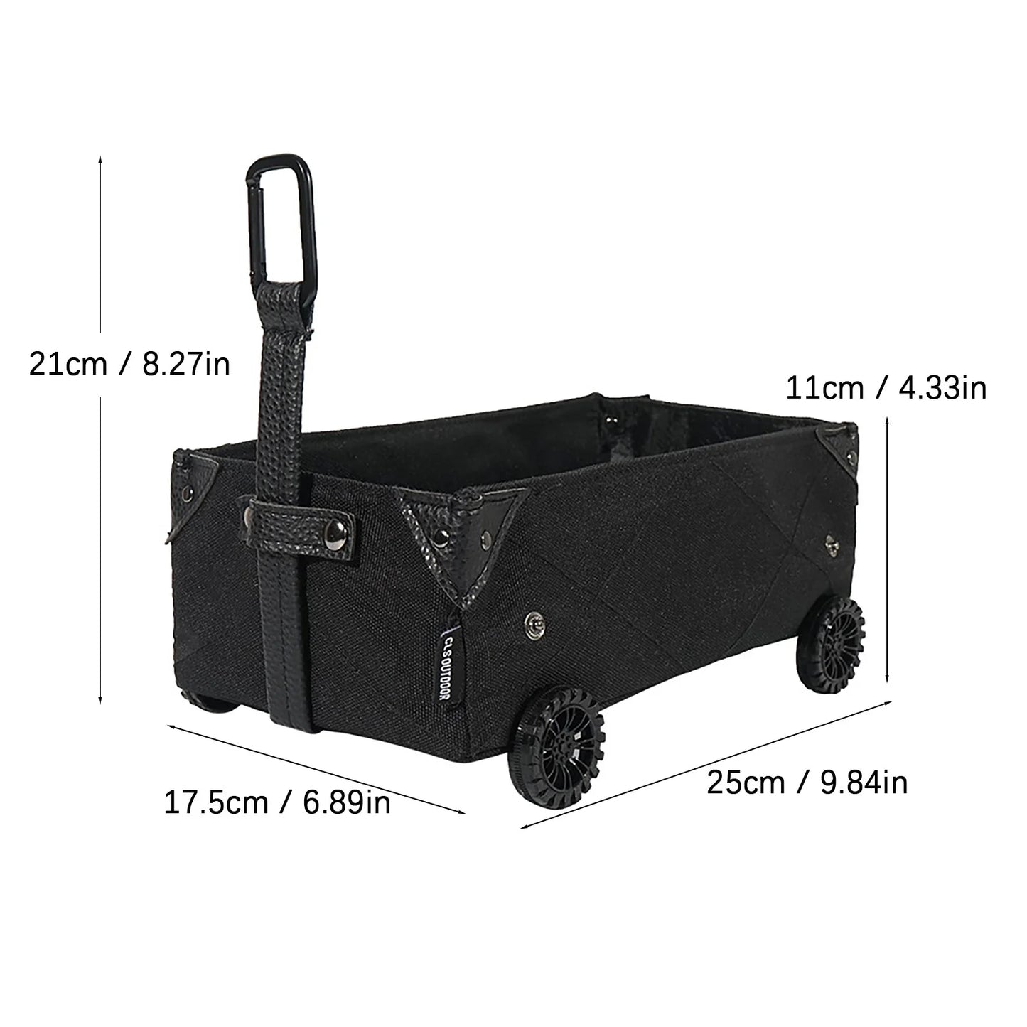 Jomeoic Foldable Folding Indoor and Outdoor Multipurpose Yard Garden Cart