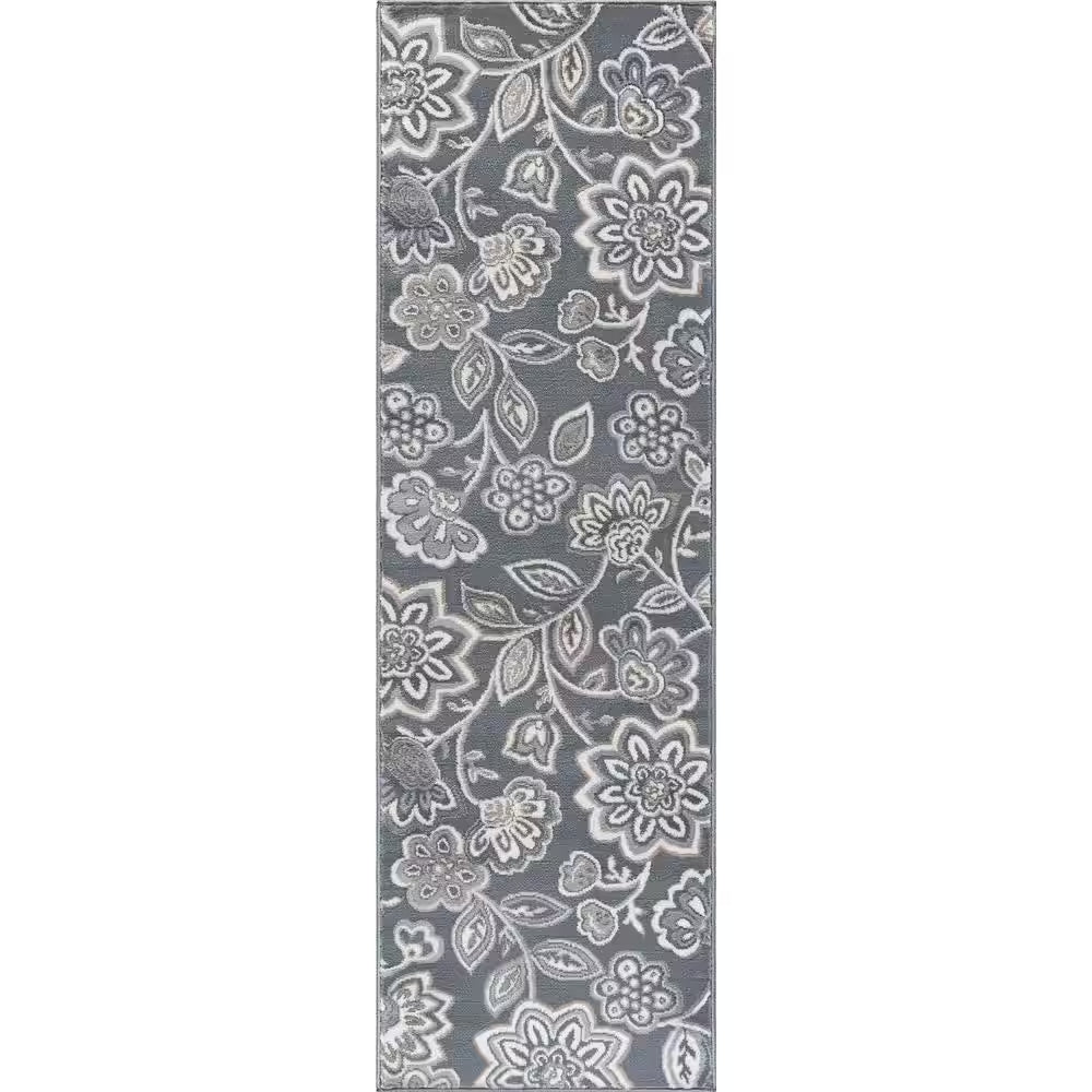 Madison Floral Cream 5 Ft. X 7 Ft. Indoor Area Rug