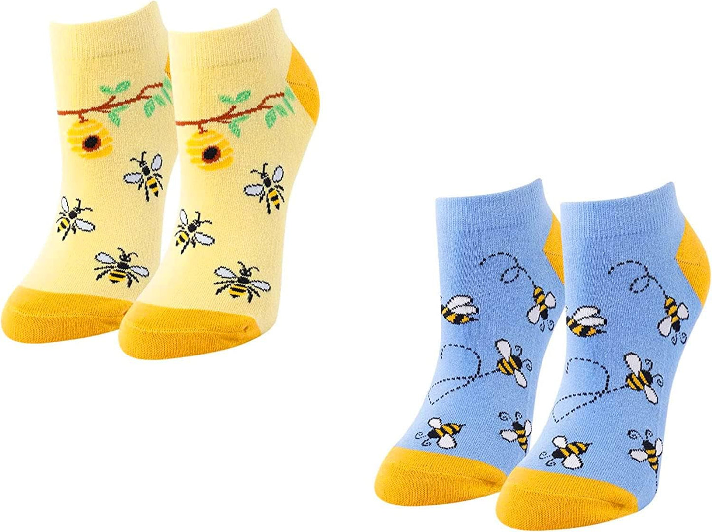 Funny Socks for Women - Bee Gifts Cow Gifts Corgi Gifts for Girls, Noverty Corgi Bee Cow Socks