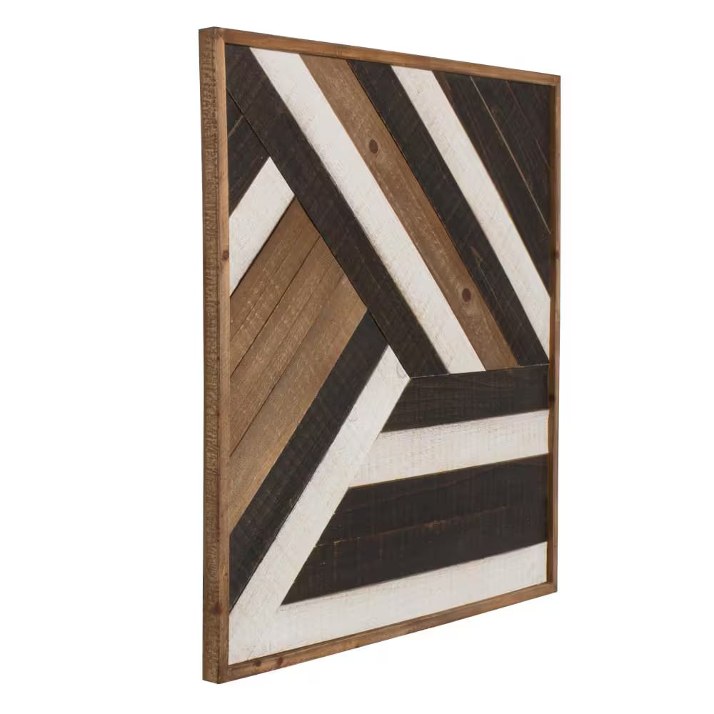 Ballez Wood Brown Plaque Wall Art