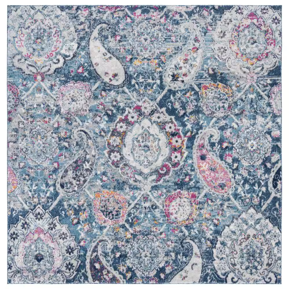 Madison Cream/Light Gray 9 Ft. X 12 Ft. Border Area Rug
