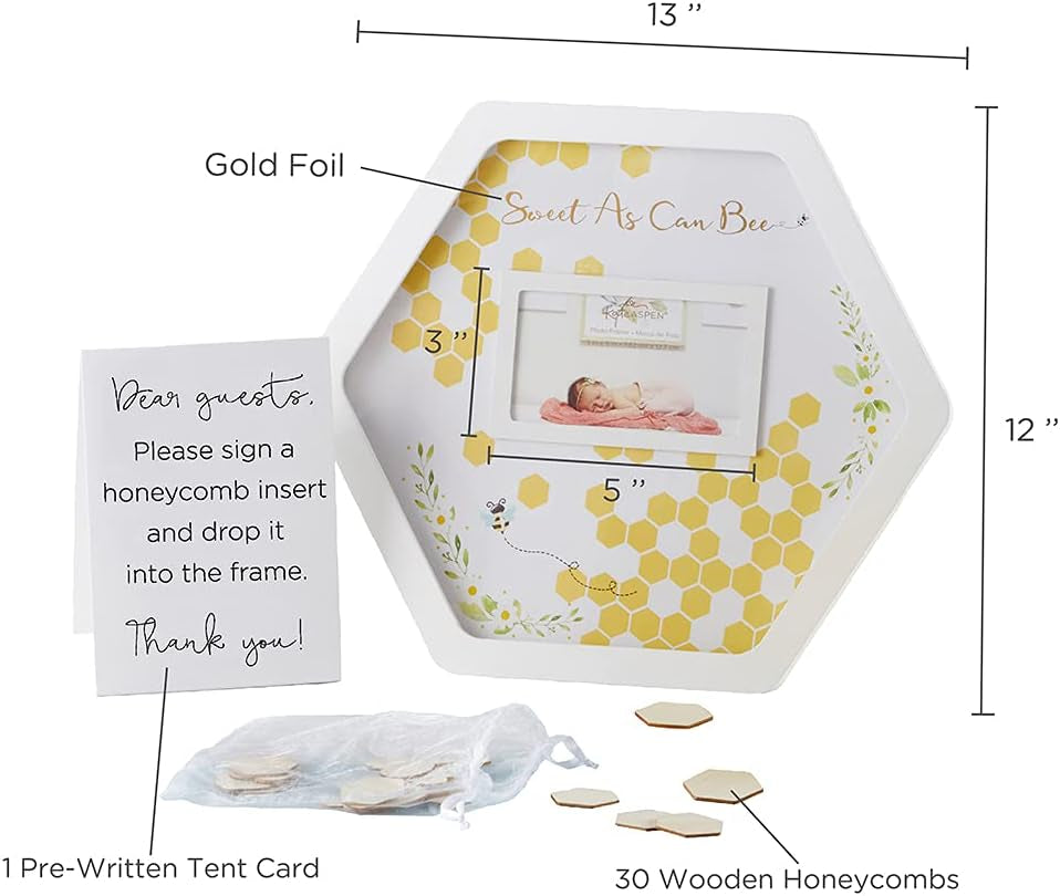 Sweet as Can Bee Baby Shower, One Size, White