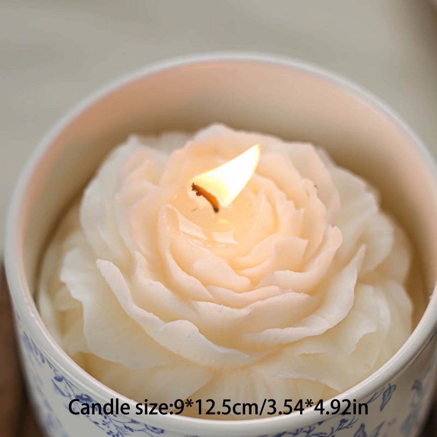 Camellia Scented Candle Gift Box Set Home Bedroom Senior Birthday Gift New Year Gift