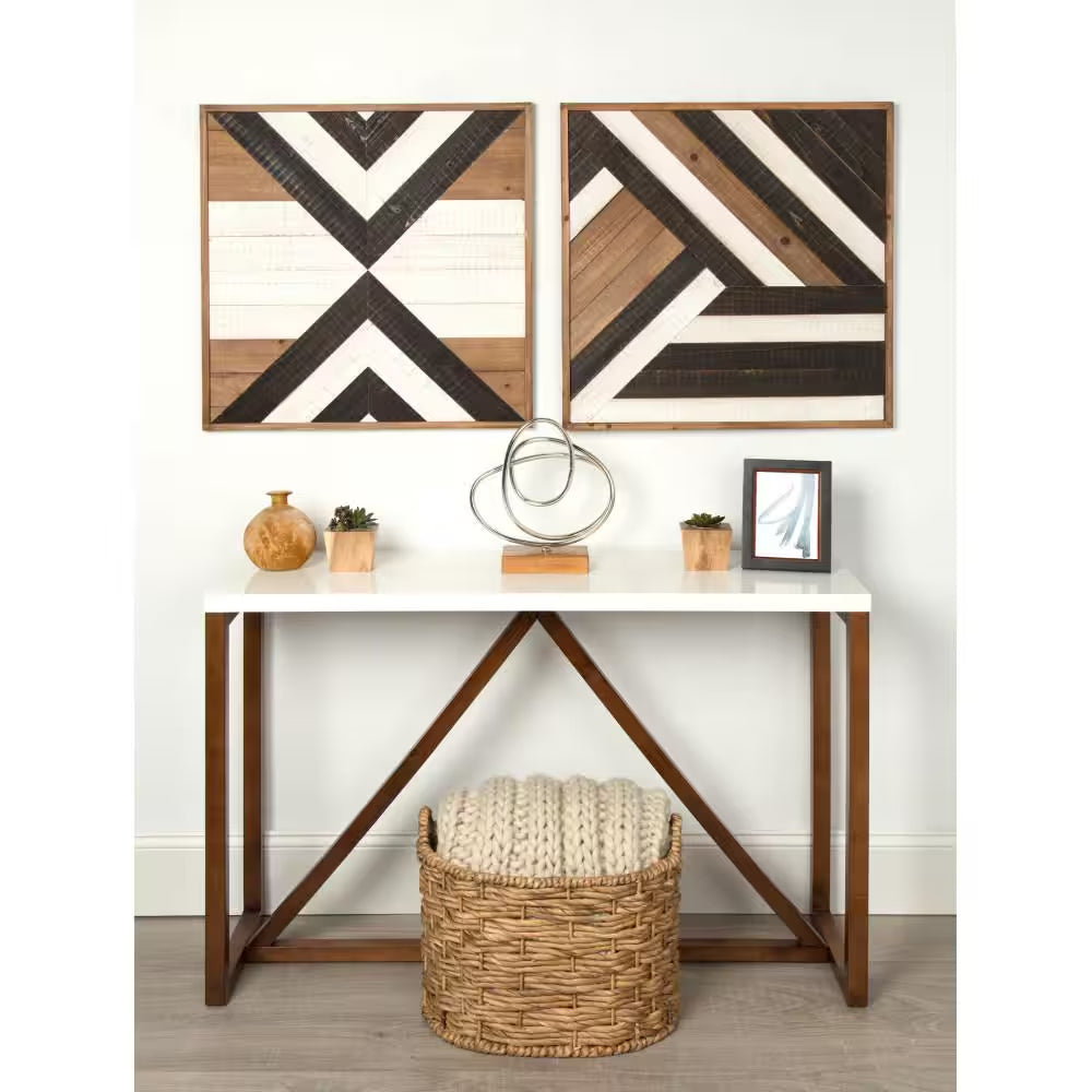 Baralt Wood Brown Plaque Wall Art