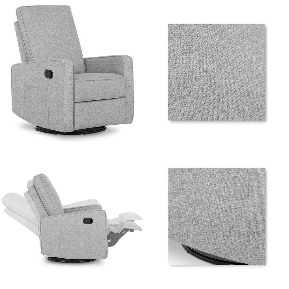 Skye Cobblestone Glider Recliner/Swivel Glider/Easy Assembly Recliner Chair