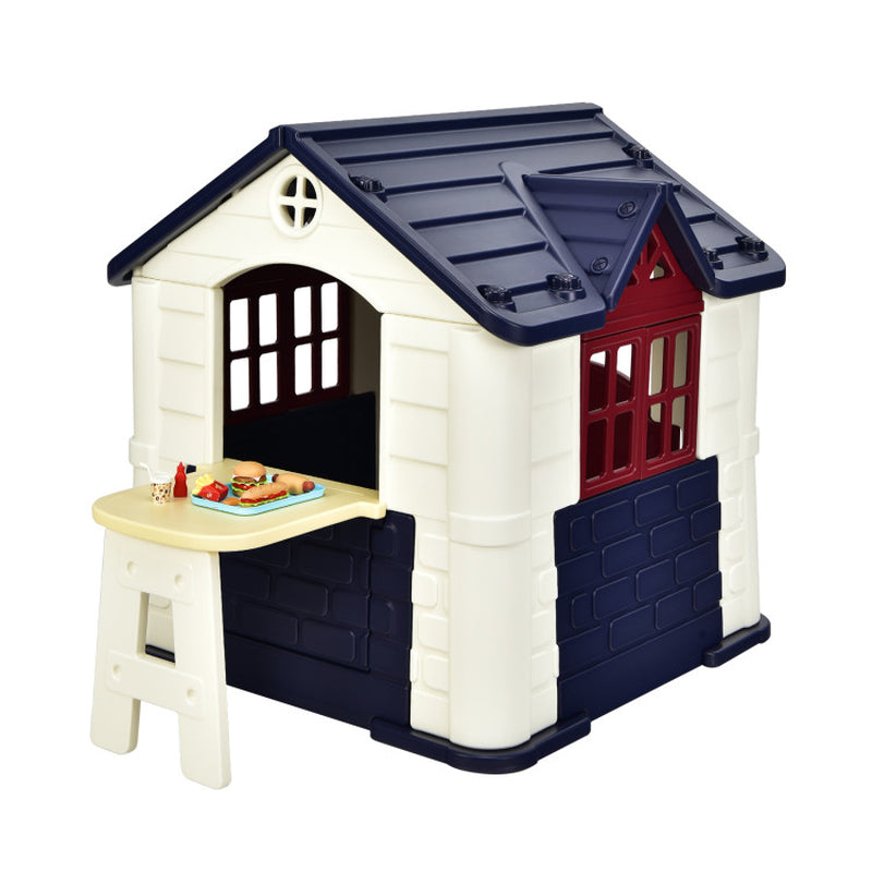 Kid’S Playhouse Pretend Toy House for Boys and Girls 7 Pieces Toy Set
