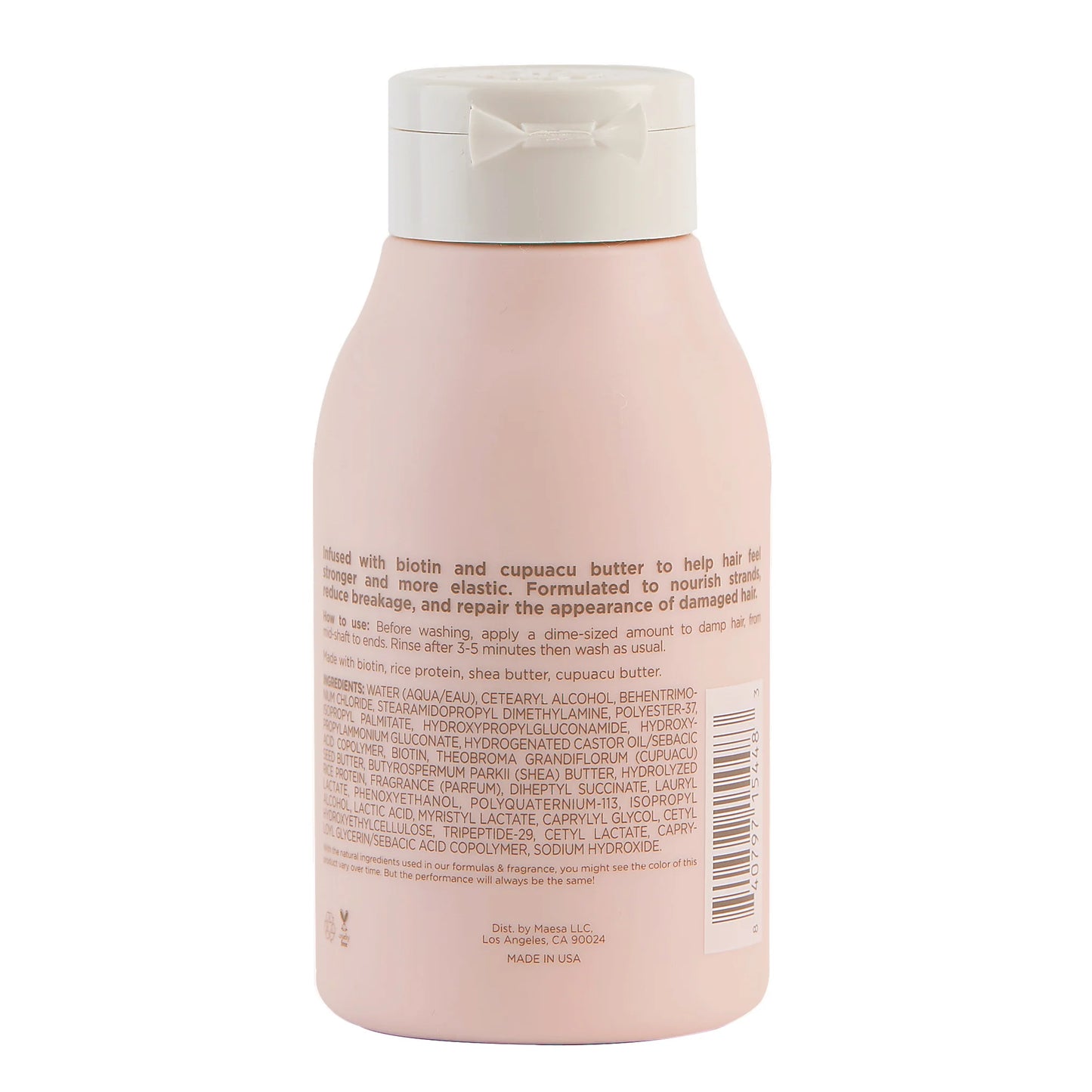 Hair Bonding Treatment Mask for Damaged Hair with Biotin, 4 Oz