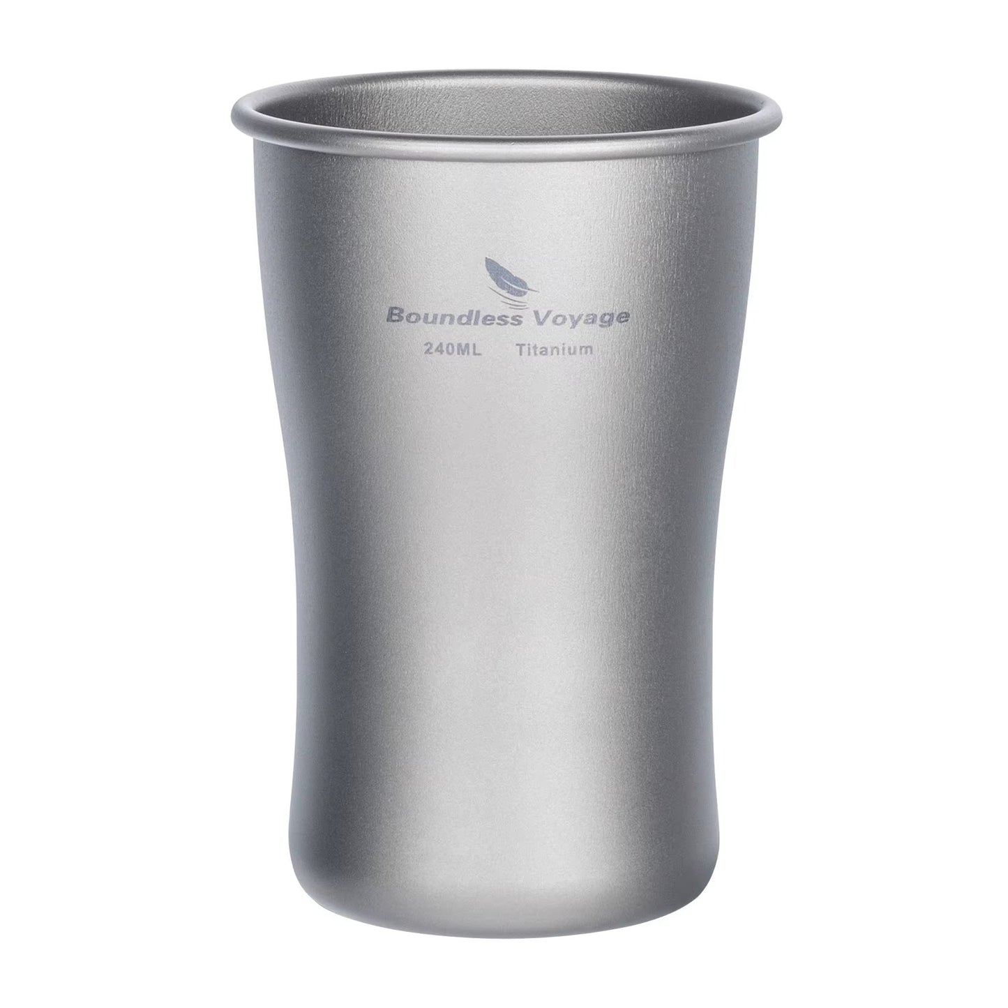 Titanium Beer Travel Mug Single Layer Cup Ultralight Coffee Tea Juicy Cup for Outdoor Camping Picnic Home Use