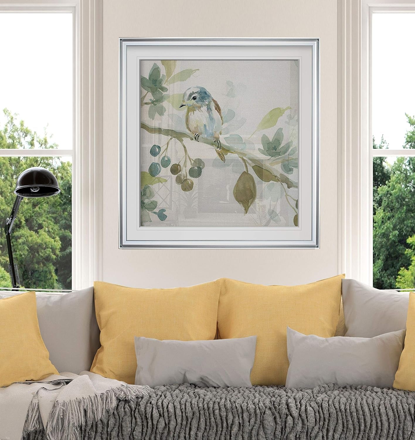 Spring Melody II Contemporary Artwork Bird Art Framed Scenic Giclee Canvas Prints Animals Wall Decor Painting