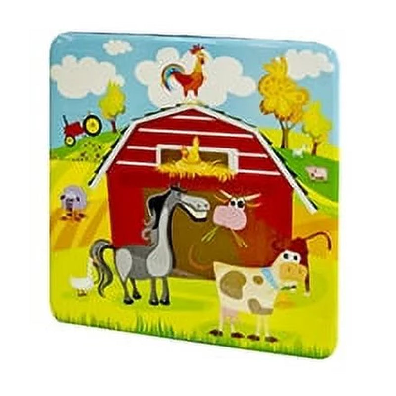 GS75044 Barnyard Indoor Table & Chair, Multi Color -Age Group 3 to 8 Years