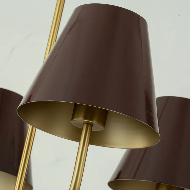 Corina 8-Light Dimmable Tiered Chandelier