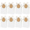 50/10Pcs Kraft Paper Gift Box with Rope Retro Candy Cookie Bag Wedding Favors Birthday Party Supplies Christmas Gift Packaging
