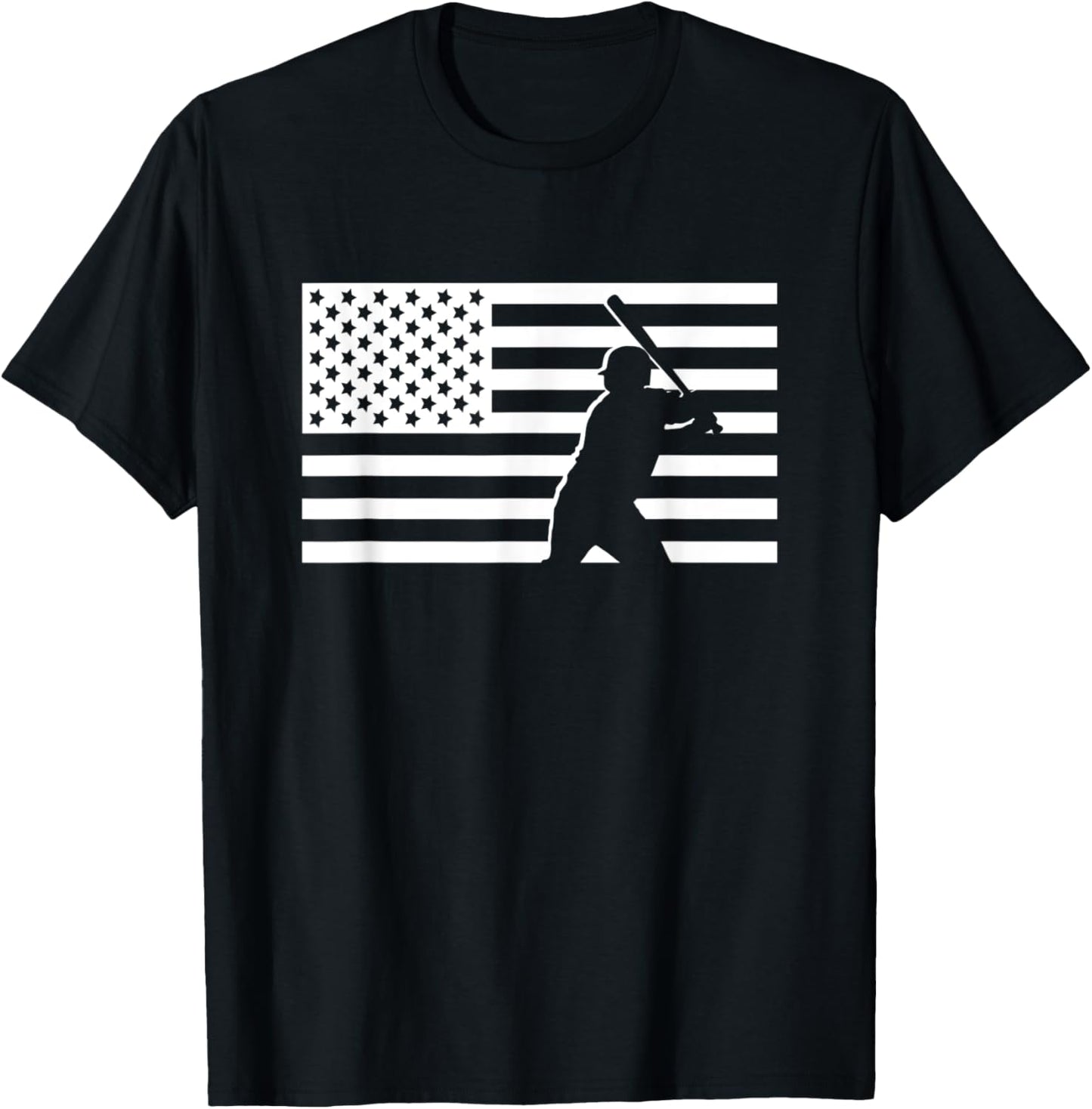 American Flag Baseball Apparel - Baseball T-Shirt