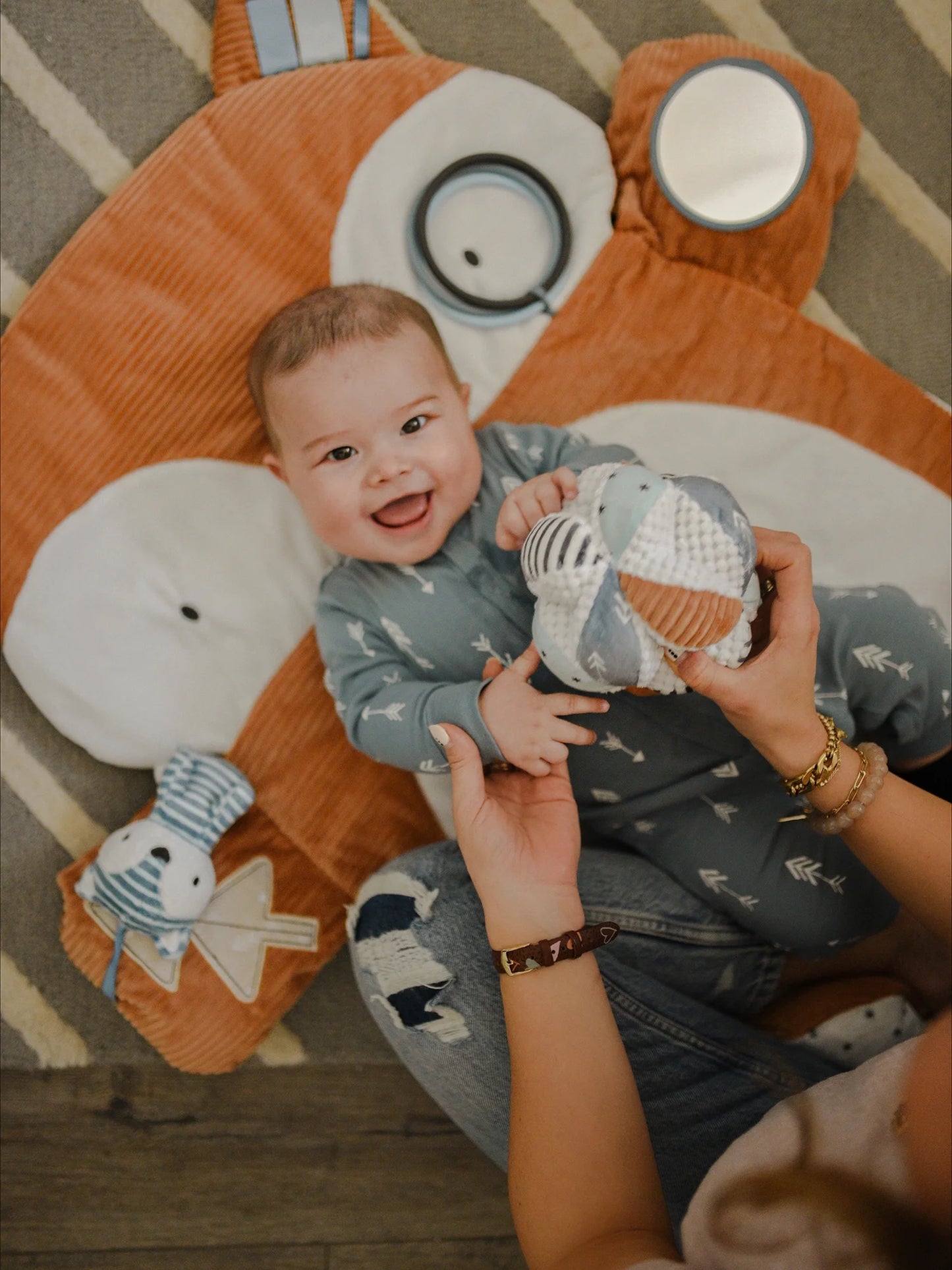by Gerber Baby Boy Play Mat, Brown