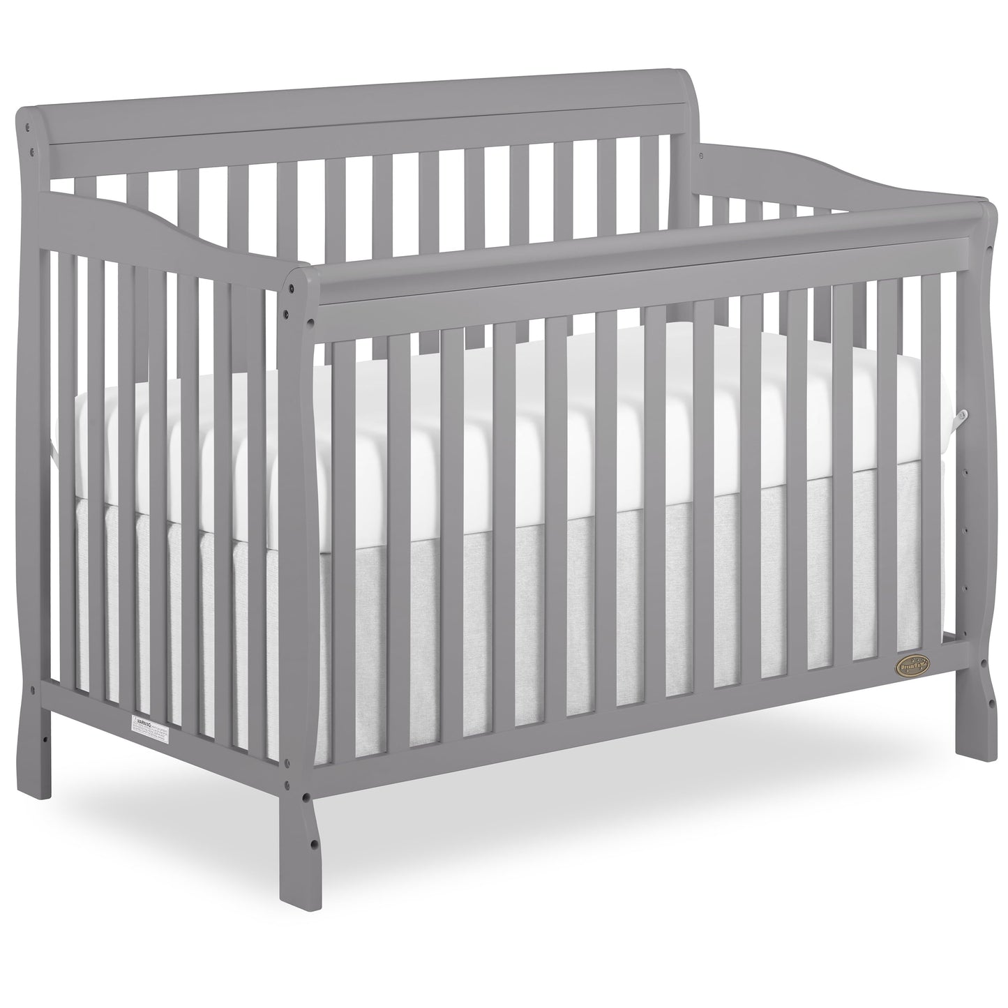 Ashton 5-In-1 Convertible Crib, Cherry, Greenguard Gold and JPMA Certified