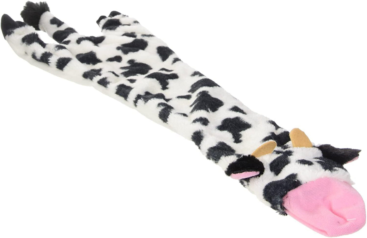 Ethical Pet Mini Crinklers Cow Squeaky Dog Toy 14-Inch