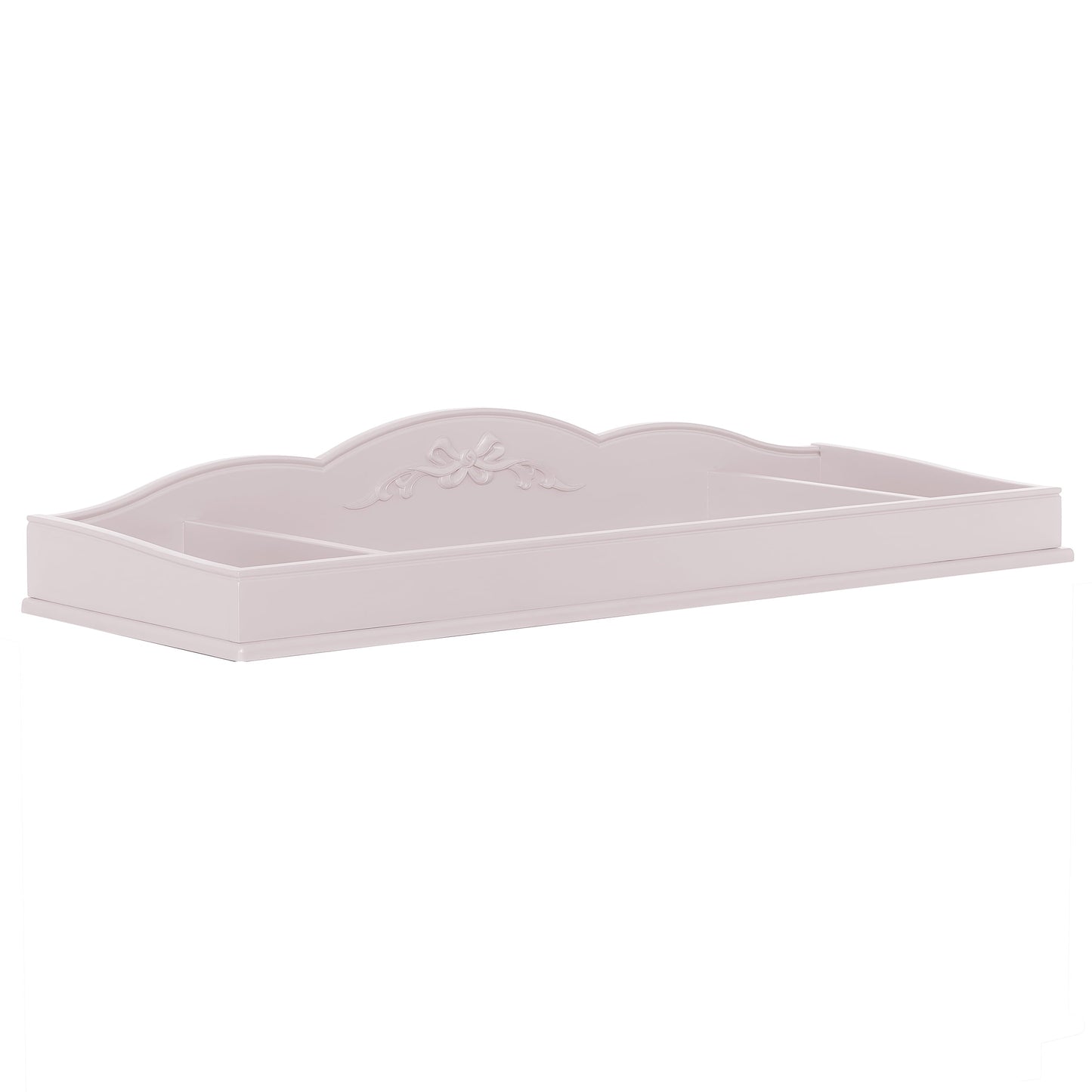 Aurora Change Tray I Lasting Quality I Intricate Ribbon Bow Scrollwork, Frost