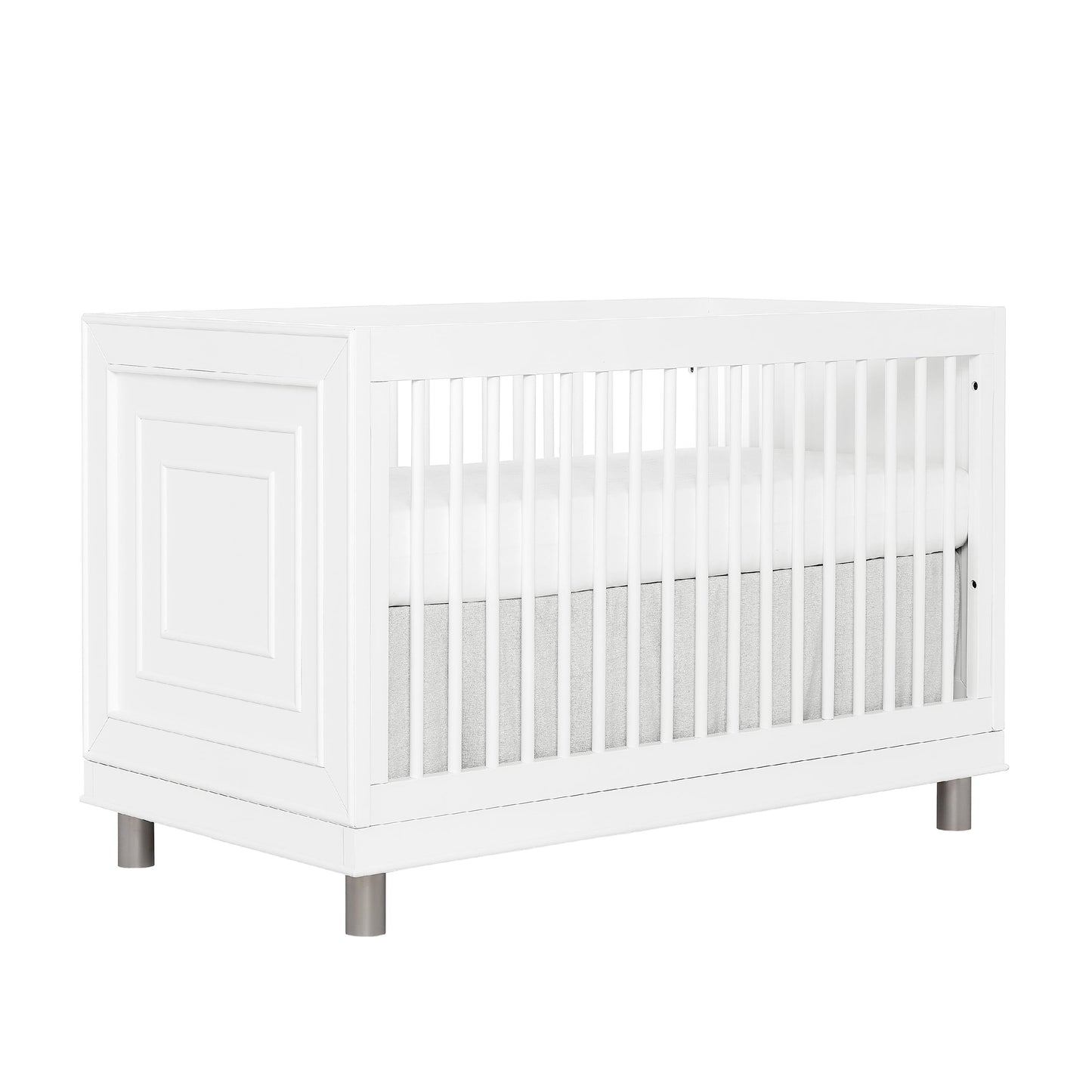 Art Deco Crib in White/Gold