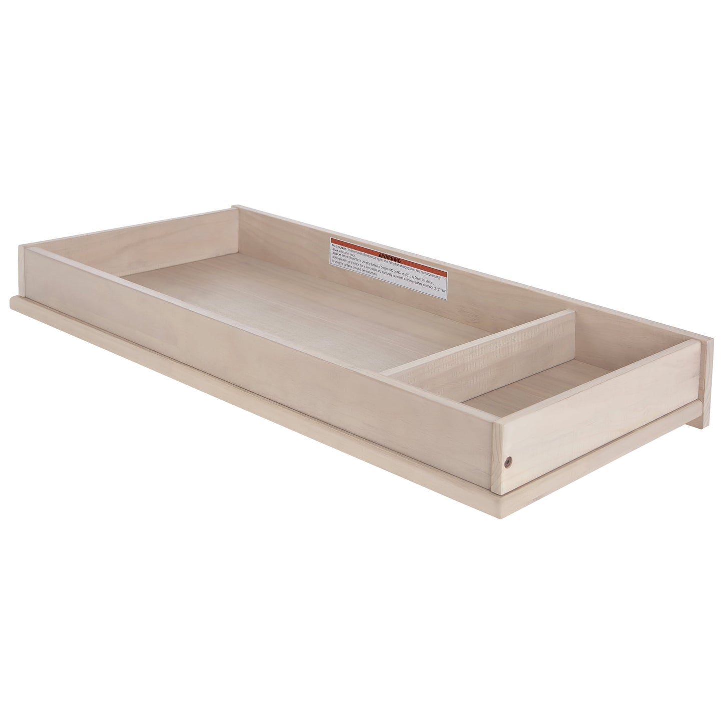 Evolur Mid Century Changing Tray, Windsor Oak Grey