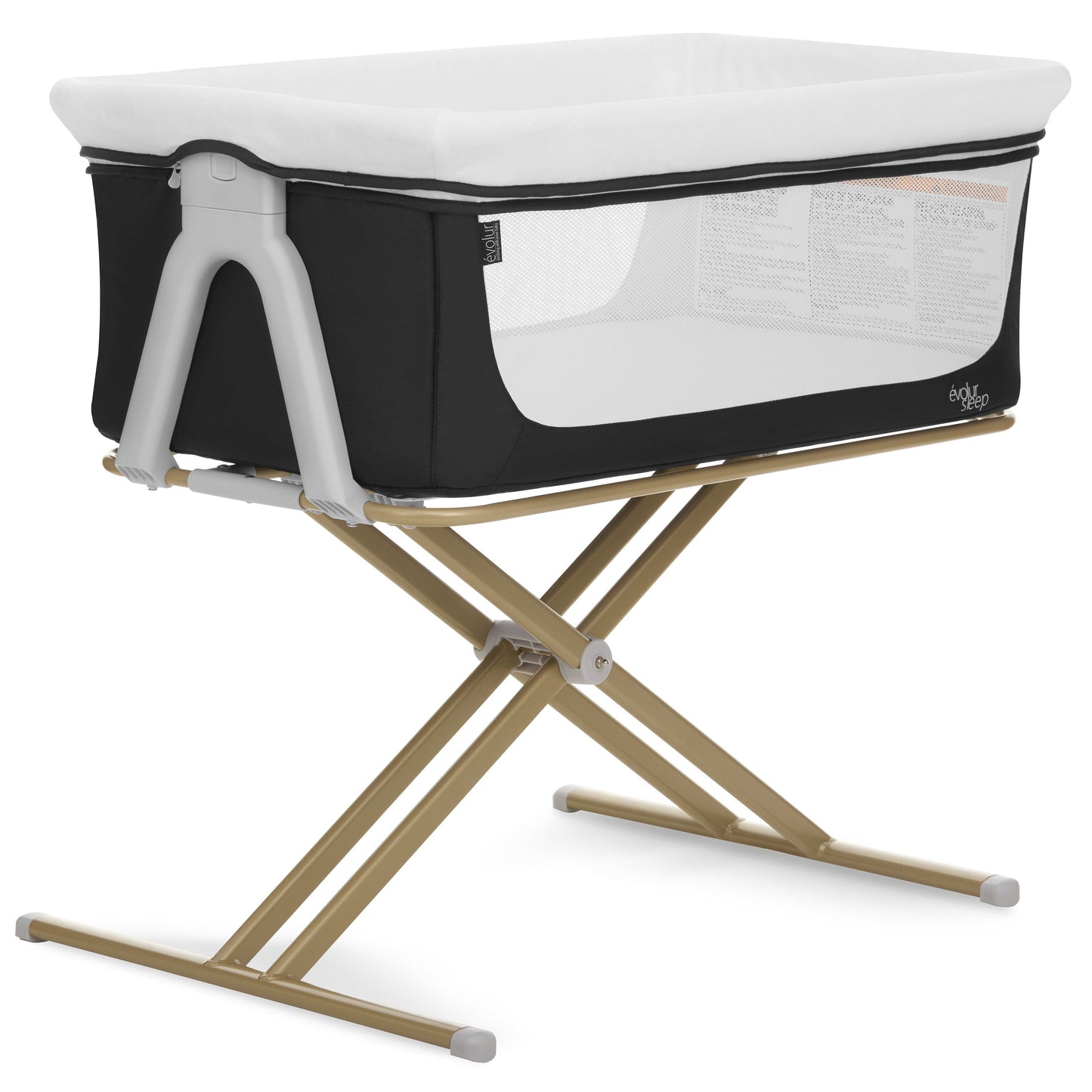 Orabelle Bedside Bassinet and Sleeper for Baby in Mint, Easy to Fold and Carry