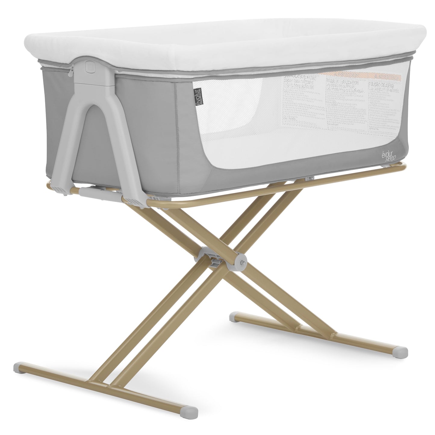 Orabelle Bedside Bassinet and Sleeper for Baby in Mint, Easy to Fold and Carry