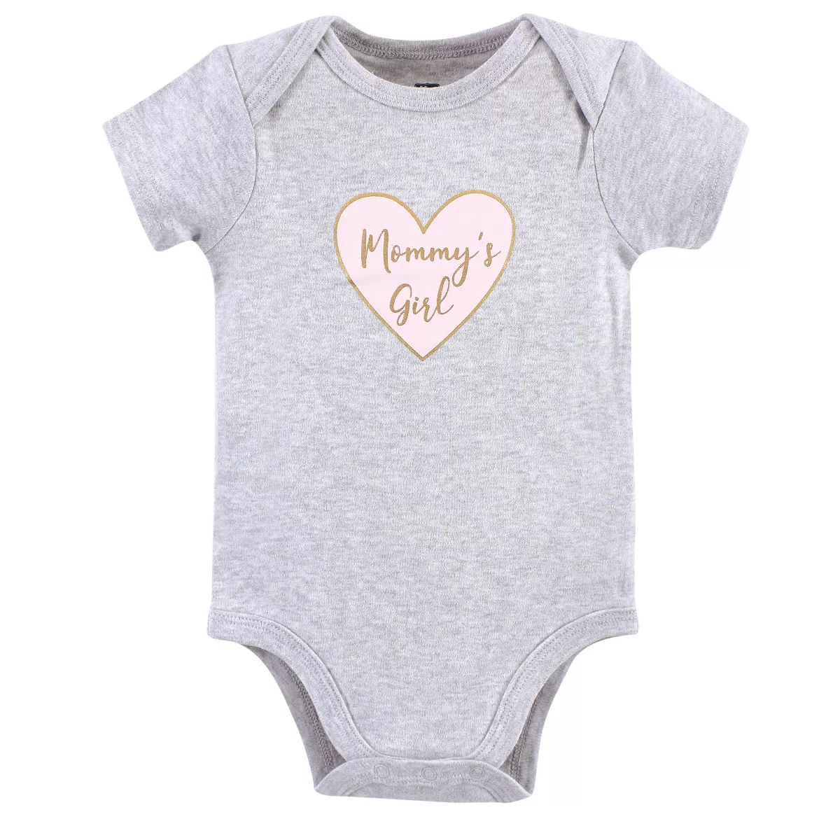 Hudson Baby Infant Girl Cotton Bodysuits 3Pk, Girl Mommy